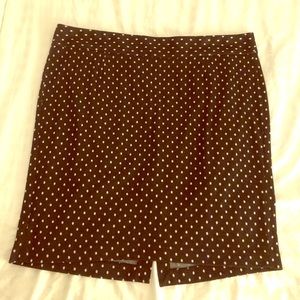 3/$30 EUC Lane Bryant Polka Dot Pencil Skirt